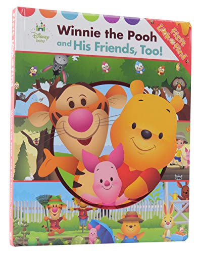 Beispielbild fr Disney Baby - Winnie the Pooh and His Friends, Too! First Look and Find - PI Kids zum Verkauf von More Than Words