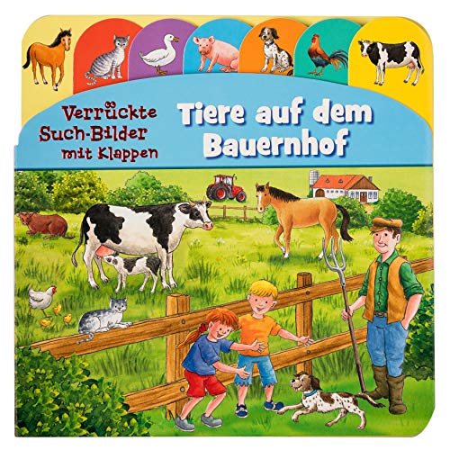 Beispielbild fr Tiere auf dem Bauernhof: Verrückte Such-Bilder mit Klappen zum Verkauf von WorldofBooks