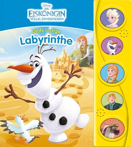 Beispielbild fr Disney Die Eisknigin - Olaf - Labyrinth-Soundbuch: Pappbilderbuch mit 5 Geruschen - fr Kinder ab 18 Monaten zum Verkauf von medimops