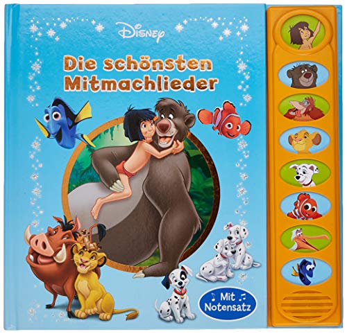 9781503740563: Disney - Die schnsten Mitmachlieder - 8-Button-Soundbuch - interaktives Bilderbuch mit 8 beliebten Kinderliedern zum Mitsingen