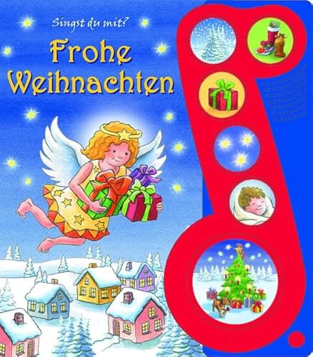Beispielbild fr Frohe Weihnachten - Liederbuch mit Sound -Pappbilderbuch mit 6 Weihnachtsliedern fr Kinder ab 3 Jahren zum Verkauf von medimops