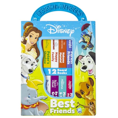 Stock image for Disney Lion King, Moana, and more! - Best Friends My First Library Board Book Block 12-Book Set - PI Kids for sale by Goodwill of Colorado