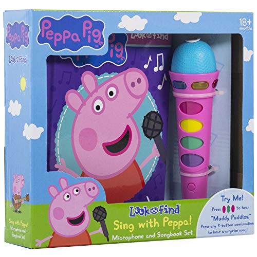 9781503745575: Peppa Pig: Sing with Peppa! [With Microphone]: Look and Find Microphone and Songbook Set