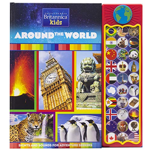 Encyclopedia Britannica Kids Around The World 30 Button Sound Book
