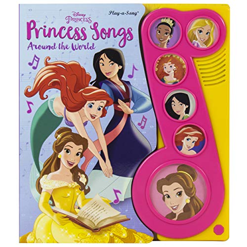 9781503746008: Disney Princess Belle, Mulan, and More! - Princess Songs Around the World Sound Book - PI Kids