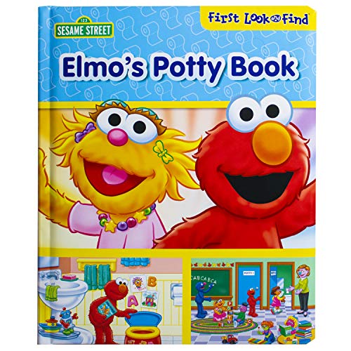 Beispielbild fr Sesame Street - Elmo's Potty Book First Look and Find - PI Kids zum Verkauf von HPB-Blue