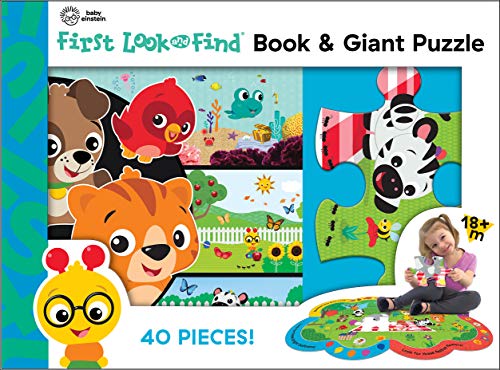 Imagen de archivo de Baby Einstein: First Look and Find Book and Giant Puzzle a la venta por Better World Books