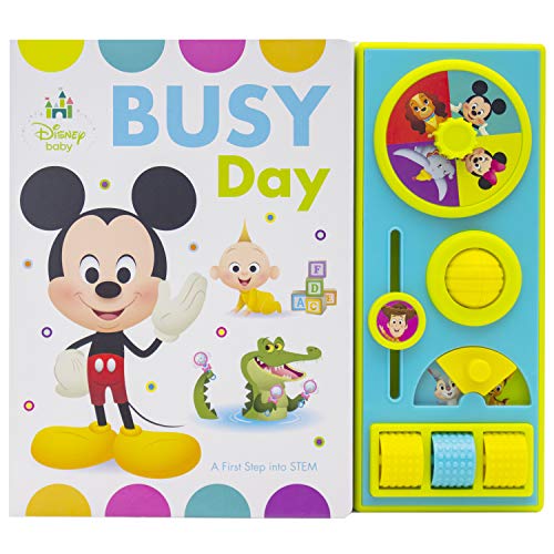 9781503746596: Disney Baby Mickey, Frozen, Toy Story, and More! - Busy Day Busy Box - A First Step into STEM - PI Kids: 1
