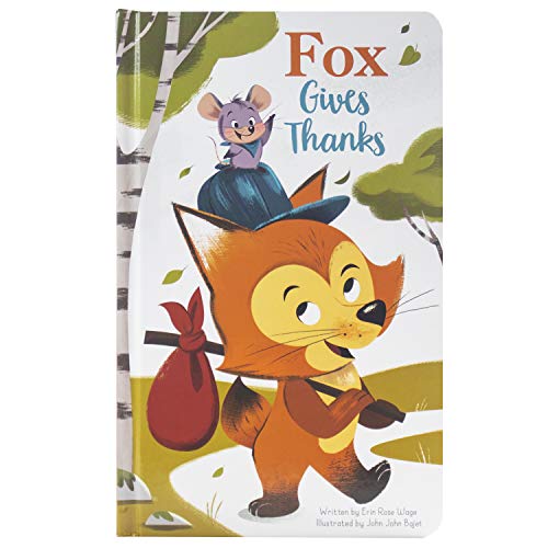 Stock image for Fox Gives Thanks - a Thanksgiving Board Book - PI Kids for sale by PlumCircle