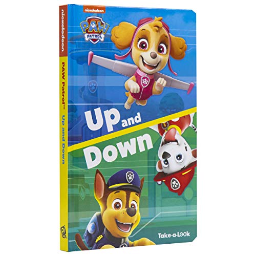Beispielbild fr Nickelodeon PAW Patrol - Up and Down Take-a-Look Board Book - Look and Find - PI Kids zum Verkauf von Orion Tech