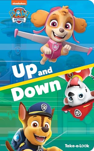 

Nickelodeon PAW Patrol - Up and Down Take-a-Look Board Book - Look and Find - PI Kids
