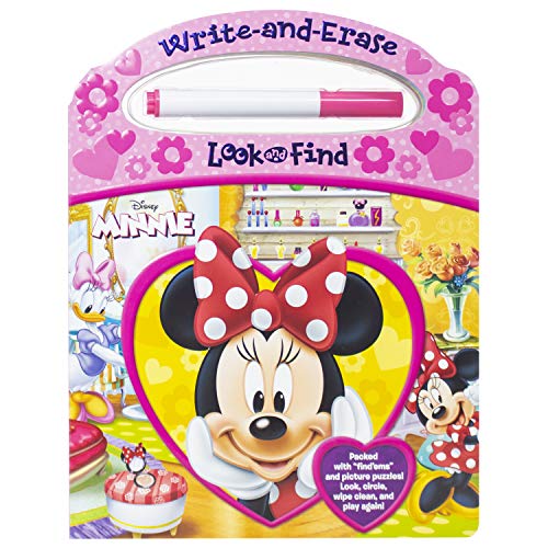 Stock image for Disney Minnie Mouse - Write-and-Erase Look and Find - Wipe Clean Learning Board - PI Kids for sale by Save With Sam