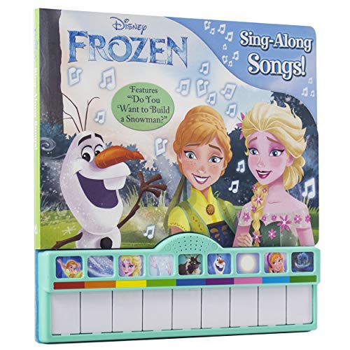 Imagen de archivo de Disney Frozen Elsa, Anna, Olaf, and More! - Sing-Along Songs! Piano Songbook with Built-In Keyboard - Features Do You want to Build a Snowman? - PI Kids a la venta por Off The Shelf