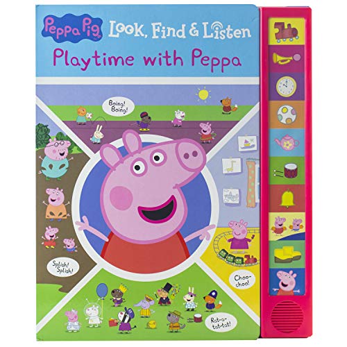 Beispielbild fr Peppa Pig - Playtime with Peppa Look, Find, and Listen - PI Kids zum Verkauf von ZBK Books