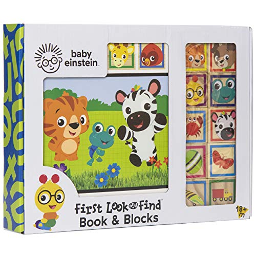 Imagen de archivo de Baby Einstein: First Look and Find Book & Blocks a la venta por Studibuch