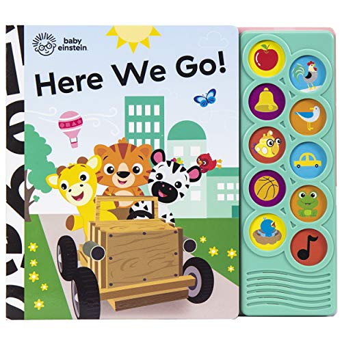 Beispielbild fr Baby Einstein - Here We Go! 10-Button Sound Book - PI Kids (Play-A-Sound) zum Verkauf von ZBK Books