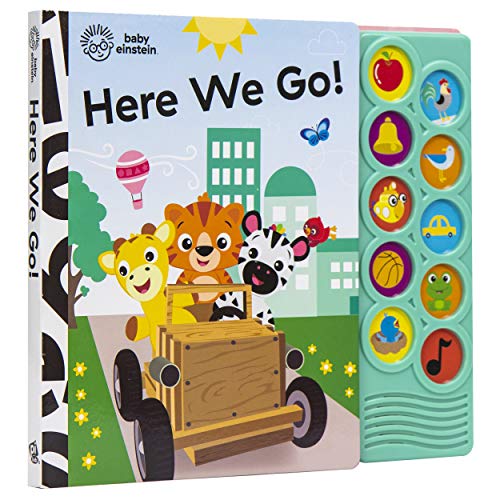 Stock image for Baby Einstein - Here We Go! 10-Button Sound Book - PI Kids (Play-A-Sound) for sale by SecondSale