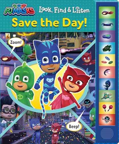 9781503748040: PJ Masks - Save the Day! Look, Find, and Listen Sound Book - PI Kids (Look and Find)