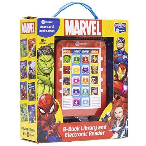 Stock image for Marvel Super Heroes Spider-man, Avengers, Guardians, and More! - Me Reader Electronic Reader with 8 Book Library - PI Kids for sale by GF Books, Inc.