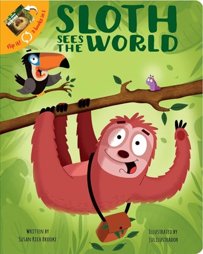 Beispielbild fr Sloth Sees the World and All About Sloths 2-in-1 Board Book - PI Kids zum Verkauf von SecondSale