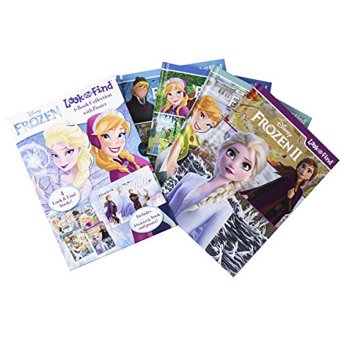 Imagen de archivo de Disney Frozen and Frozen 2 Look and Find Activity Book Collection - Includes Poster - PI Kids a la venta por Zoom Books Company