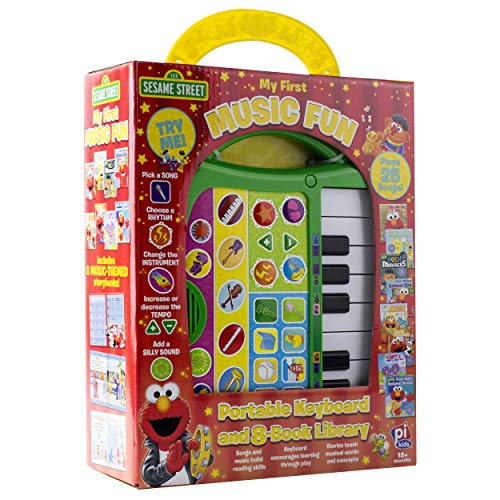Stock image for Sesame Street: My First Music Fun Portable Keyboard and 8-Book Library Sound Book Set : Portable Keyboard and 8-Book Library for sale by Better World Books