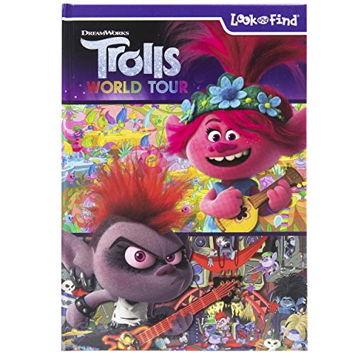 9781503752313: DreamWorks Trolls World Tour Poppy, Branch, and More! - Look and Find Activity Book - PI Kids: 1