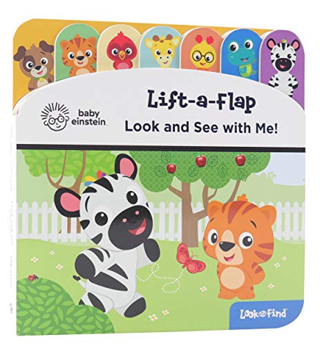 Imagen de archivo de Baby Einstein - Look and See with Me! Lift-a-Flap Look and Find Board Book - PI Kids a la venta por Off The Shelf
