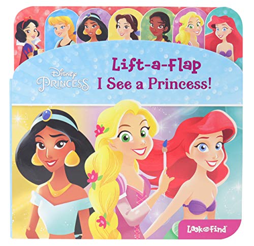 Stock image for Disney Princess - I See a Princess! Lift-a-Flap Look and Find Board Book - PI Kids for sale by Save With Sam