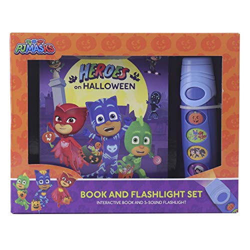 Imagen de archivo de Pj Masks: Heroes on Halloween Book and 5-Sound Flashlight Set a la venta por Blackwell's