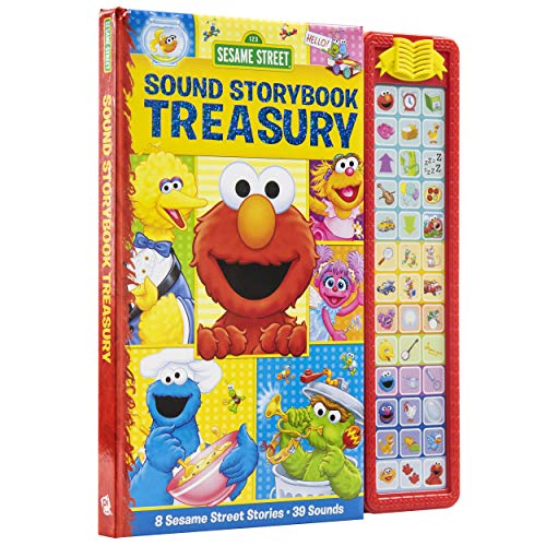 Beispielbild fr Sesame Street - Elmo, Zoe, Big Bird and more! Sound Storybook Treasury - 39 Button Sound Book - PI Kids (Play-A-Sound) zum Verkauf von BooksRun