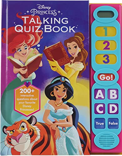 Imagen de archivo de Disney Princess Cinderella, Belle, Mulan, and More! - Talking Quiz Sound Book - Over 200 Interactive Questions! - PI Kids (Play-A-Sound) a la venta por SecondSale