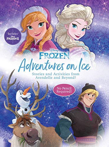 Stock image for Disney Frozen - Adventures on Ice - Stories and Activity Book from Arendelle and Beyond! - Includes Frozen 2 - PI Kids for sale by Once Upon A Time Books