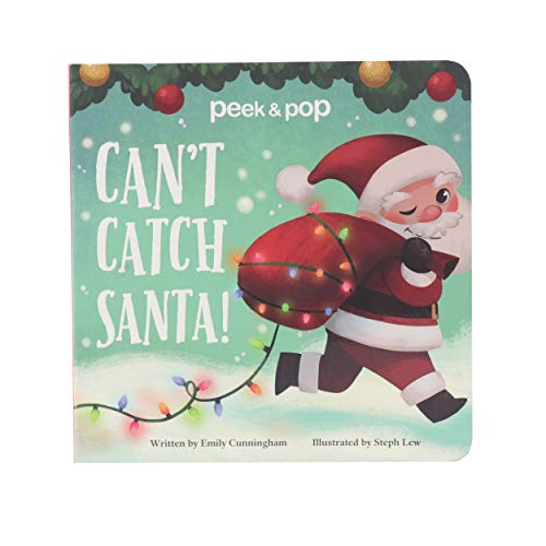 Stock image for Can't Catch Santa! Peek & Pop Christmas Book - PI Kids for sale by MusicMagpie
