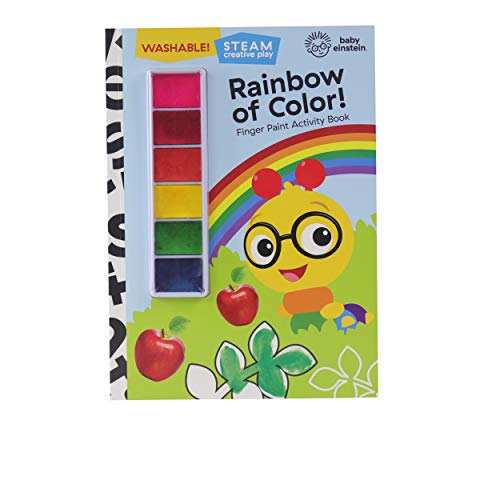 Beispielbild fr Baby Einstein - Rainbow of Color! - Finger Paint Activity Coloring Book! zum Verkauf von BooksRun