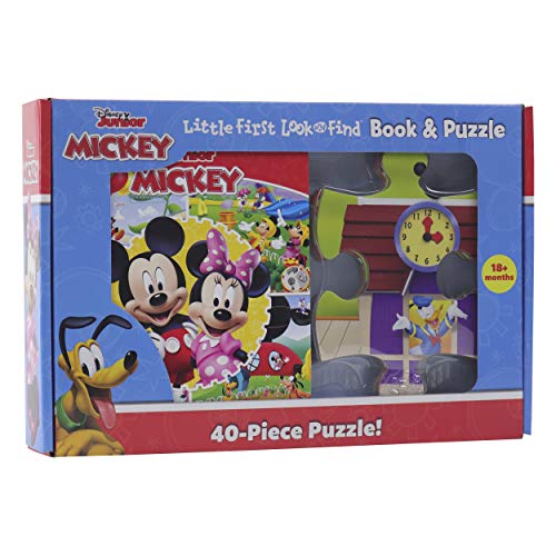 Beispielbild fr Disney Junior Mickey Mouse Clubhouse: Little First Look and Find Book &amp; Puzzle zum Verkauf von Blackwell's