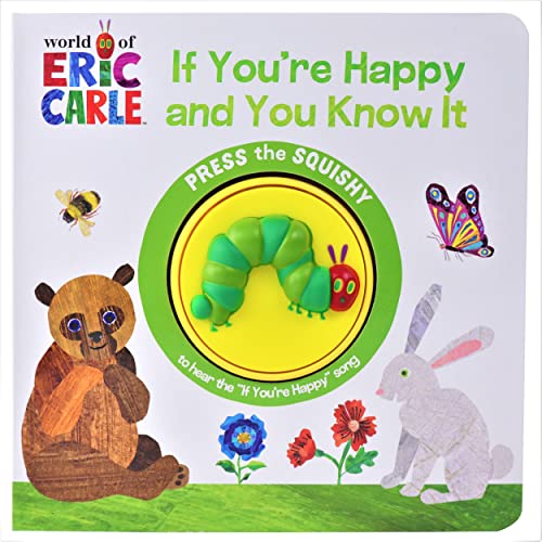 Imagen de archivo de World of Eric Carle, If You're Happy and You Know It - Squishy Button Sound Book - PI Kids (Play-A-Sound) a la venta por SecondSale