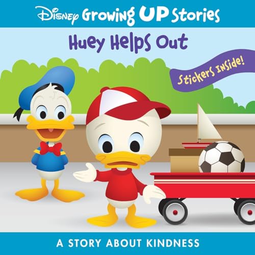 

Disney Growing Up Stories - Huey Helps Out with Donald Duck, A Story About Kindness - Stickers Included! - PI Kids