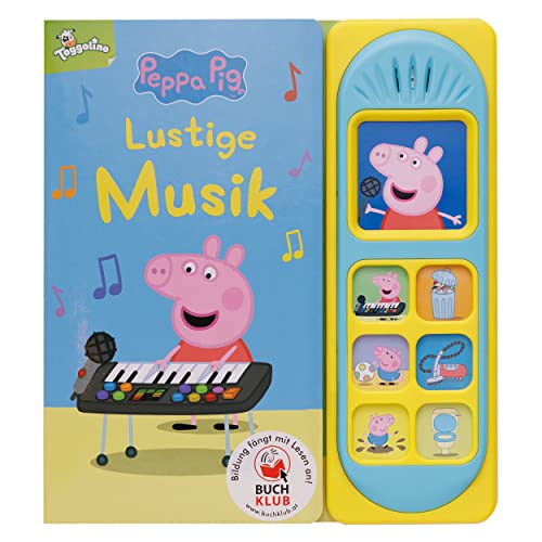Beispielbild fr Peppa Pig - Lustige Musik -Soundbuch - Pappbilderbuch mit 7 lustigen Geruschen zum Verkauf von GreatBookPrices