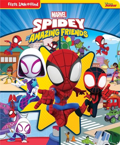 Stock image for Marvel Spider-man - Spidey and His Amazing Friends - First Look and Find Activity Book - PI Kids for sale by Zoom Books Company