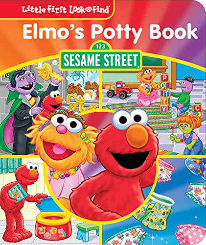 Stock image for Sesame Street Elmo, Zoe, Count, and More! - Elmo's Potty Book Little First Look and Find Activity Book - PI Kids for sale by SecondSale