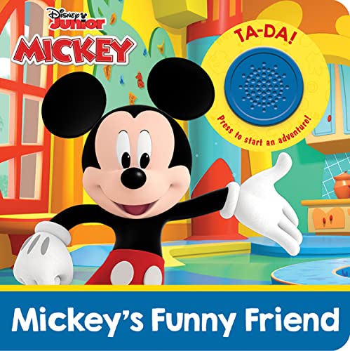 Imagen de archivo de Disney Junior Mickey Mouse - Mickeys Funny Friend Sound Book - Mickey, Minnie, Donald, Daisy, and more! - PI Kids a la venta por Lakeside Books