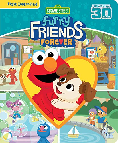 Stock image for Sesame Street Elmo, Big Bird, and More! - Furry Friends Forever First Look and Find Activity Book - PI Kids for sale by Dream Books Co.