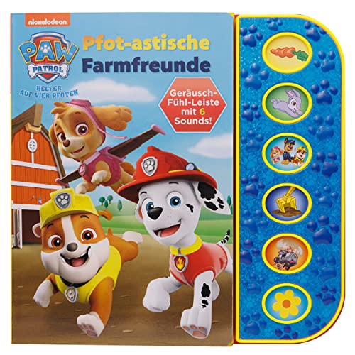 Beispielbild fr PAW Patrol - Pfot-astische Farmfreunde - Soundbuch mit Fhlleiste und 6 Geruschen fr Kinder ab 3 Jahren: Tnendes Buch zum Verkauf von medimops