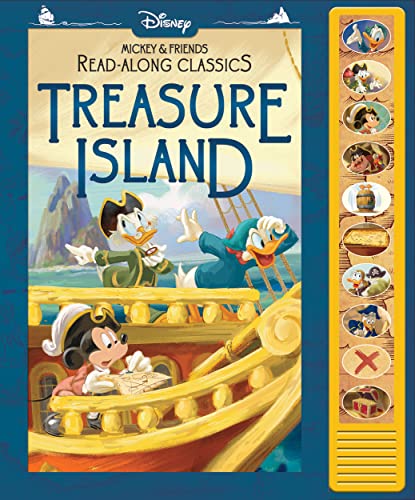 Imagen de archivo de Disney Mickey Mouse and Minnie Mouse Read-Along Classics - Treasure Island Interactive Sound Book - Press Buttons to Hear Story Read Aloud - PI Kids a la venta por BooksRun