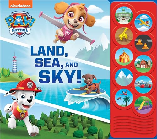 Stock image for Nickelodeon Paw Patrol: Land, Sea, and Sky! Sound Book for sale by Gulf Coast Books