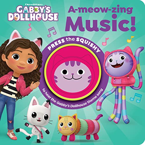Beispielbild fr Gabbys Dollhouse - A-meow-zing Music! Squishy Button Sound Book - Satisfying Tactile and Sensory Play - PI Kids zum Verkauf von Zoom Books Company