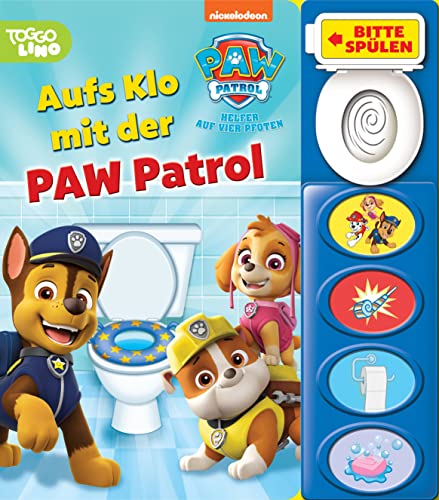 Stock image for PAW Patrol - Aufs Klo mit der PAW Patrol - Mein Klo-Soundbuch - Pappbilderbuch mit Klosplung und 8 Geruschen for sale by GreatBookPrices
