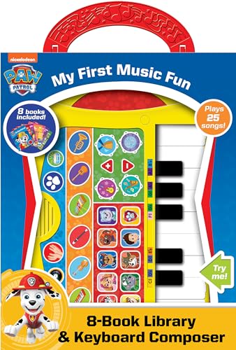 Stock image for Nickelodeon Paw Patrol: My First Music Fun 8-Book Library and Keyboard Composer Sound Book Set for sale by Lakeside Books