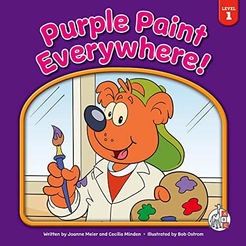 Beispielbild fr Purple Paint Everywhere! (Bear Essential Readers, Level 1) [No Binding ] zum Verkauf von booksXpress